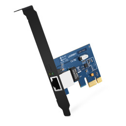 „Ugreen US230“ gigabito 10/ 100/ 1000 Mbps PCI-E tinklo plokštė – juoda