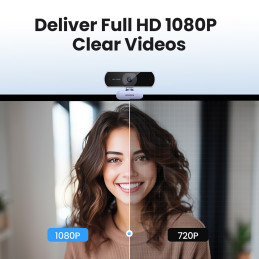 Ugreen CM678 USB HD internetinė kamera – pilka