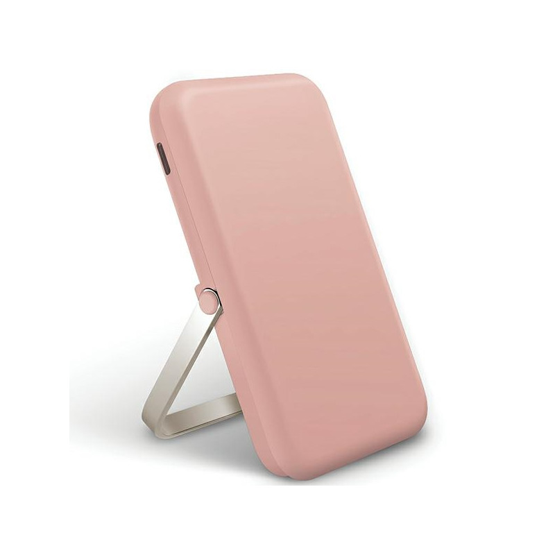 UNIQ Hoveo magnetinė išorinė baterija 5000mAh USB-C 20W PD - rožinė