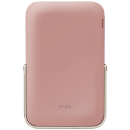 UNIQ Hoveo magnetinė išorinė baterija 5000mAh USB-C 20W PD - rožinė