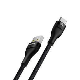 „Baseus Flash 2“ USB-A / USB-C laidas 100 W 1 m – juodas