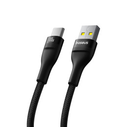 „Baseus Flash 2“ USB-A / USB-C laidas 100 W 1 m – juodas