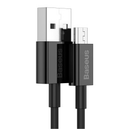 „Baseus Superior USB-A“ / „micro USB 2A“ laidas, 2 m, juodas