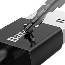 „Baseus Superior USB-A“ / „micro USB 2A“ laidas, 2 m, juodas