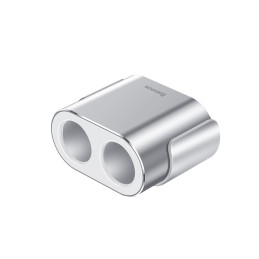 „Baseus CRDYQ-0S“ skirstytuvas, 2 x cigarečių žiebtuvėlio lizdas, 80 W, 2 x USB-A 3.1A - sidabrinis