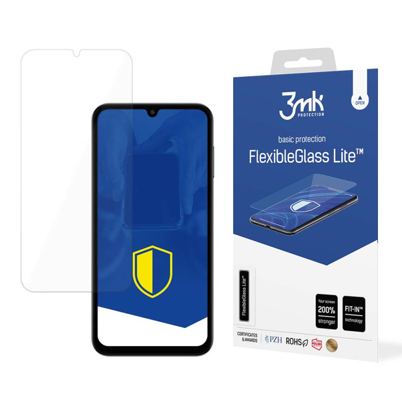Hibridinis stiklas 3mk FlexibleGlass Lite™, skirtas Samsung Galaxy M15 5G