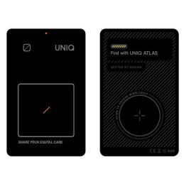 UNIQ NFC lokatorius, atlaso pilkumo/ grafito, UNIQ-ATLASCARDTRK-GRAPHITE