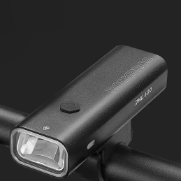 „Rockbros RHL600“ priekinis dviračio žibintas, 2600mAh, 600lm, IPX6, juodas