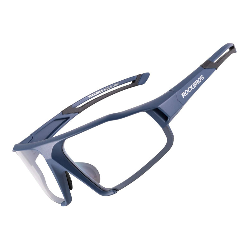 „Rockbros SP216BL“ dviratininko akiniai su fotochrominiais UV400 filtrais – mėlyni