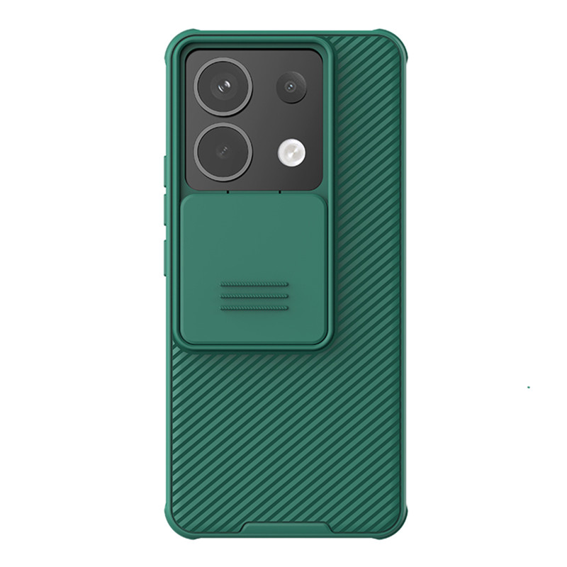 „Nillkin CamShield Pro“ dėklas, skirtas „Xiaomi Redmi Note 13 Pro 5G“ / „Poco X6 5G“ – žalias