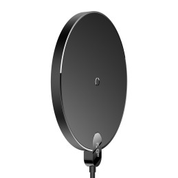 „Baseus BS-W526“ indukcinis įkroviklis su skaitmeniniu LED ekranu, 2 kartos, 15 W – juodas