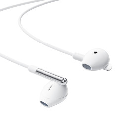 „Acefast L3“ laidinės USB-C ausinės su mikrofonu – baltos