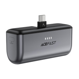 Išorinė baterija „Acefast M9“ 5000mAh USB-C (kištukas / USB-C (lizdas)) PD 20W - juoda