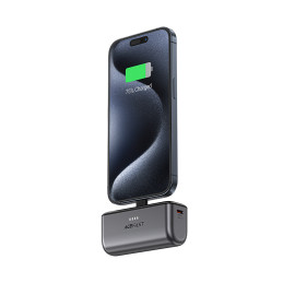 Išorinė baterija „Acefast M9“ 5000mAh USB-C (kištukas / USB-C (lizdas)) PD 20W - juoda