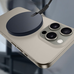 ESR Halolock Qi2 Mini belaidis įkroviklis 15W su MagSafe – juodas