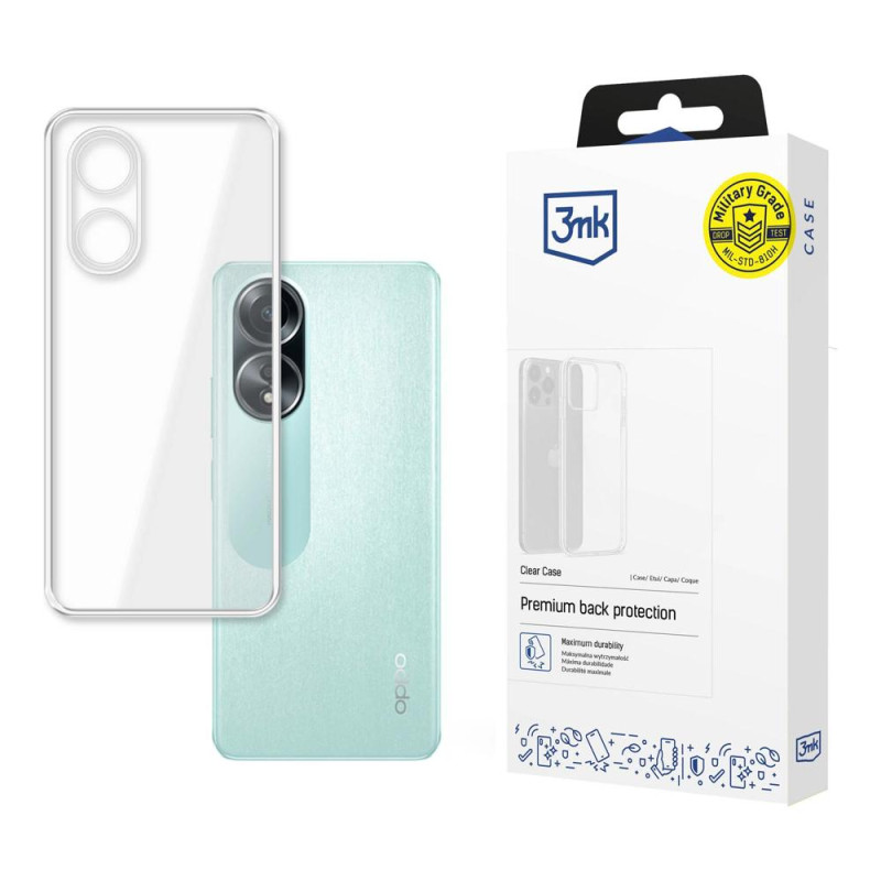 3mk skaidrus dėklas Oppo A58 4G - permatomas