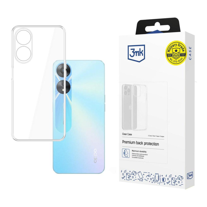 3mk skaidrus dėklas Oppo A58 5G - permatomas