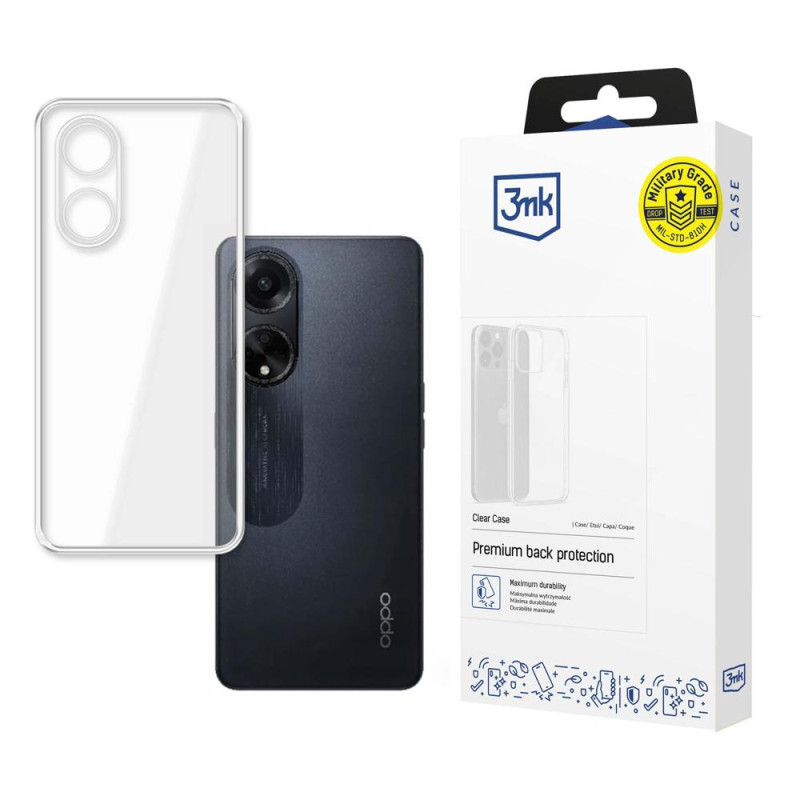 3mk skaidrus dėklas Oppo A98 5G - permatomas
