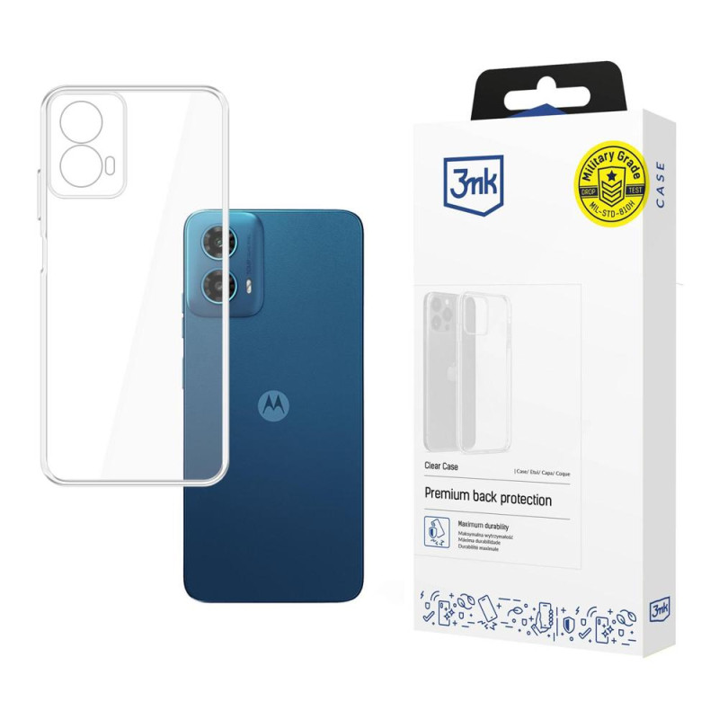 3mk skaidrus dėklas Motorola Moto G34 5G - permatomas