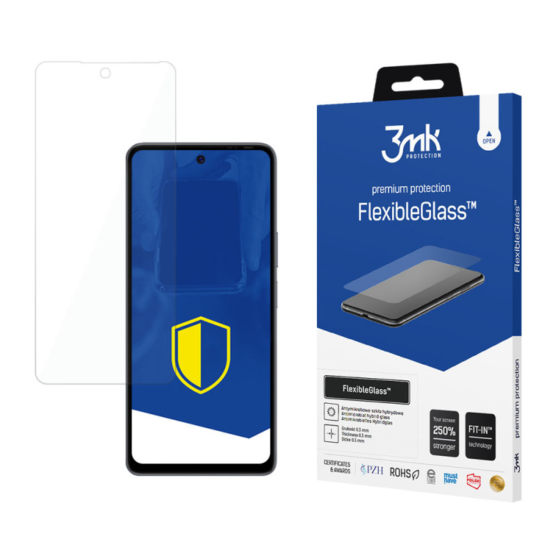 Hibridinis stiklas 3mk FlexibleGlass, skirtas Tecno Pova 5 Pro 5G