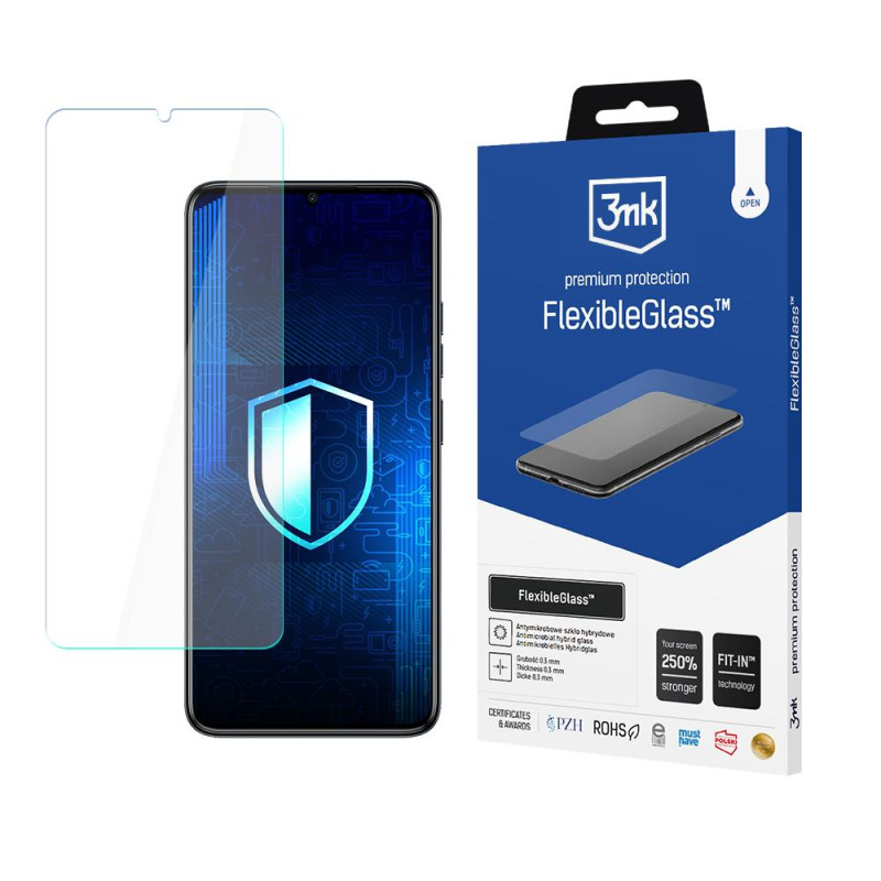 Hibridinis stiklas 3mk FlexibleGlass™ ant Tecno Spark Go 2023 / Techno Pop 7
