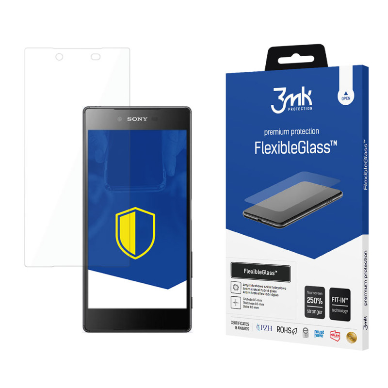 Hibridinis stiklas 3mk FlexibleGlass™, skirtas Sony Xperia Z5 Premium