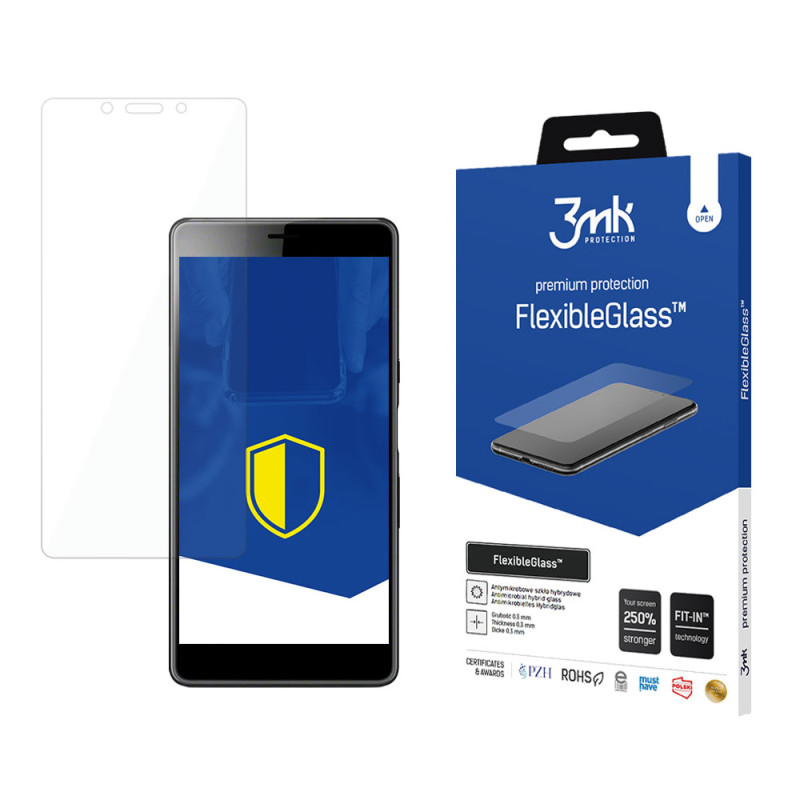 Hibridinis stiklas 3mk FlexibleGlass™, skirtas Sony Xperia L3