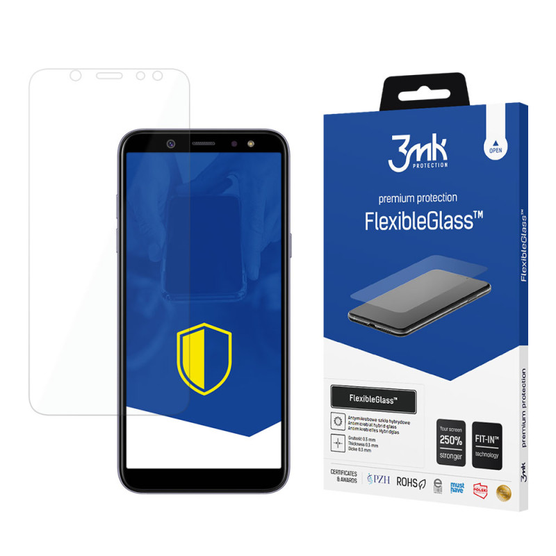 Hibridinis stiklas 3mk FlexibleGlass™, skirtas „Samsung Galaxy A6“