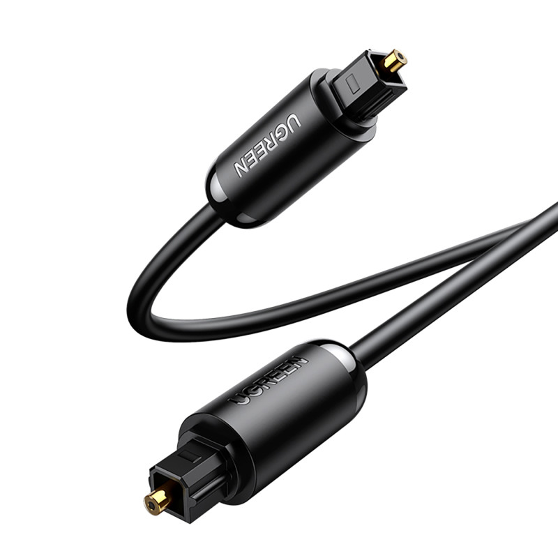 Ugreen AV122 70893 optinis garso kabelis Toslink / SPDIF 3 m - juodas