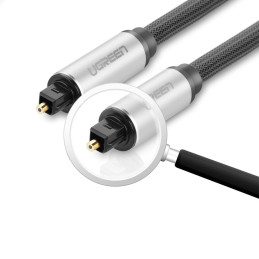 Ugreen AV108 10540 optinis Toslink/ SPDIF kabelis 2 m - pilkas