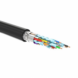 Ugreen HD107 10146 HDMI (vyriškas) - HDMI (lizdas) 4K kabelis 5m - juodas