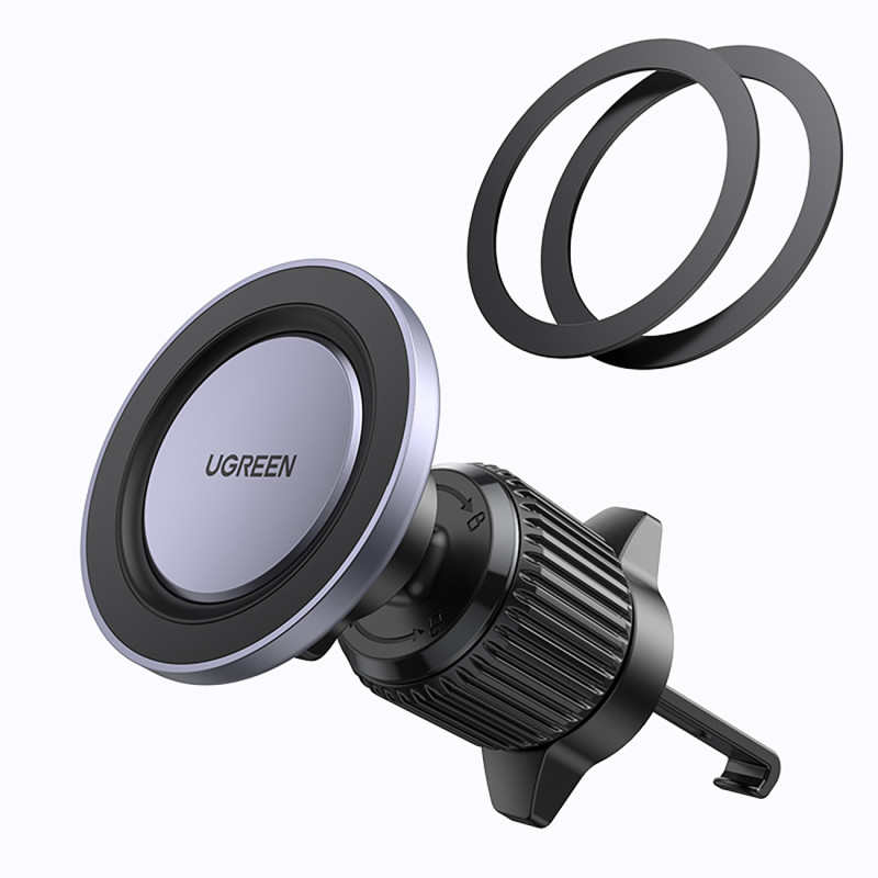 Ugreen LP428 magnetinis automobilio telefono laikiklis oro išleidimo angai - juodas
