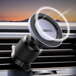 Ugreen LP428 magnetinis automobilio telefono laikiklis oro išleidimo angai - juodas