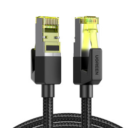 Ugreen NW150 80425 Ethernet RJ45 Cat 7 10Gbps kabelis 5m - juodas