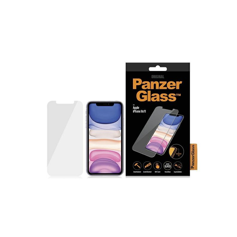 „PanzerGlass Standard Super+“ grūdintas stiklas, skirtas „iPhone XR“ / „11“