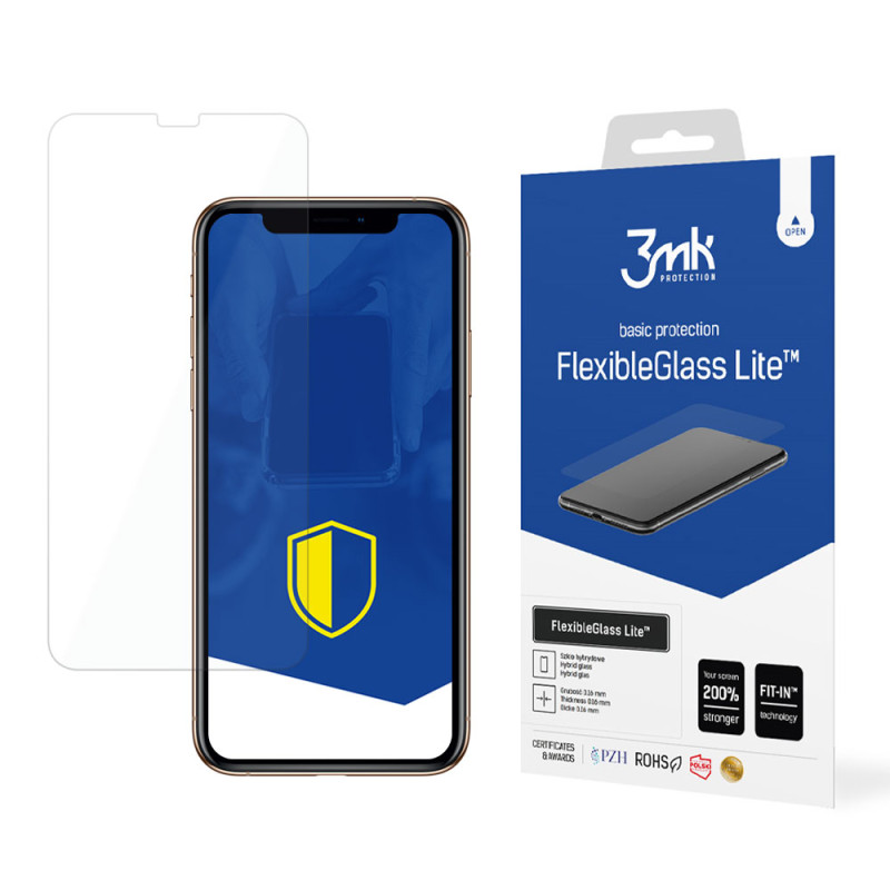 Hibridinis 3mk „FlexibleGlass Lite™“ stiklas, skirtas „iPhone 11 Pro“