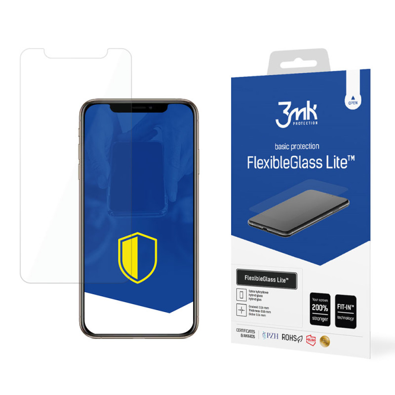 Hibridinis 3mk „FlexibleGlass Lite™“ stiklas, skirtas „iPhone Xs Max“