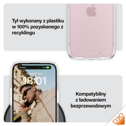 „PanzerGlass“ kietasis dėklas su D3O ir karinio lygio sertifikatu, skirtas „iPhone 15 / 14 / 13“ – skaidrus