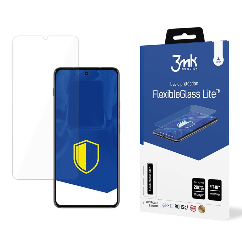 Hibridinis stiklas 3mk FlexibleGlass Lite™, skirtas Motorola ThinkPhone