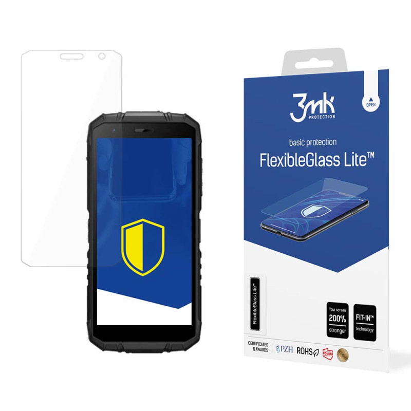 Hibridinis stiklas 3mk FlexibleGlass Lite™, skirtas Doogee S41 Pro