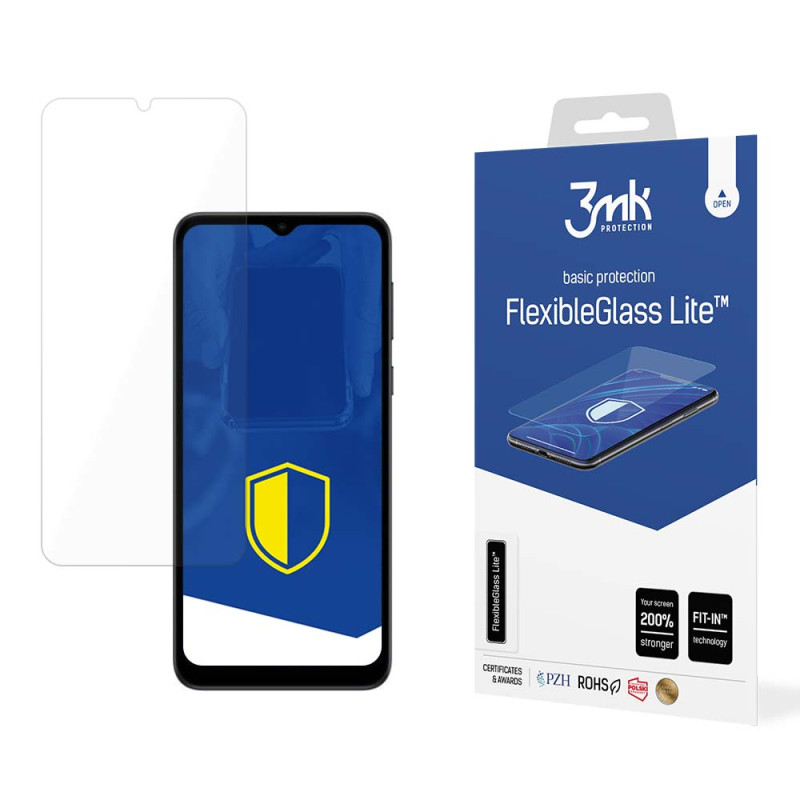 Hibridinis stiklas 3mk FlexibleGlass Lite™, skirtas Motorola Moto E13