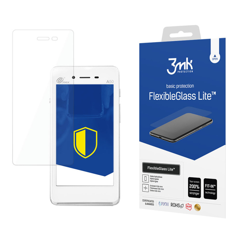 Hibridinis stiklas 3mk FlexibleGlass Lite™ ant PAX A50