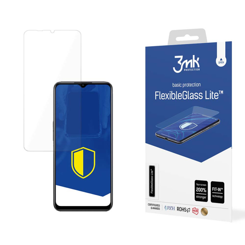 Hibridinis stiklas 3mk FlexibleGlass Lite™ Oppo A78 5G telefone