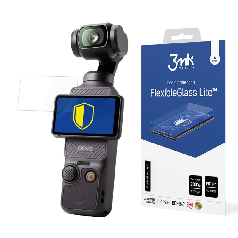 3mk FlexibleGlass Lite™ hibridinis stiklas, skirtas DJI Osmo Pocket 3