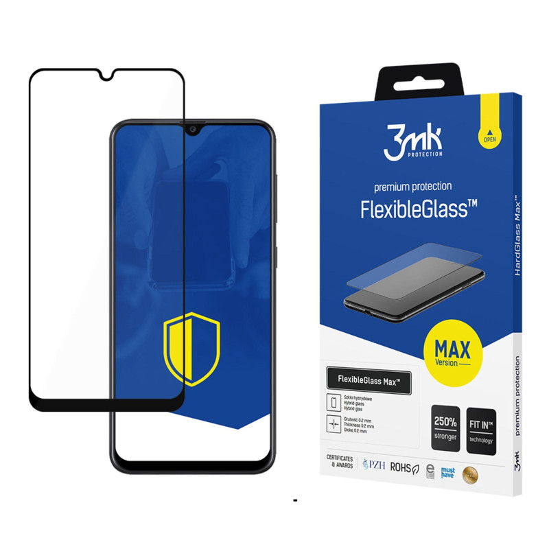 Hibridinis stiklas 3mk FlexibleGlass Max™, skirtas Samsung Galaxy A50
