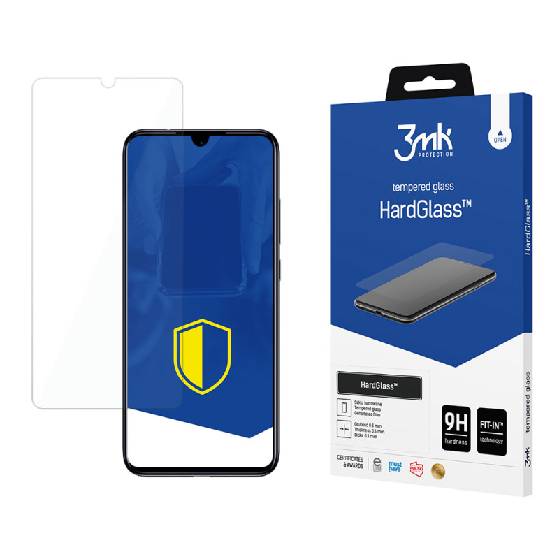 Grūdintas stiklas 3mk HardGlass™, skirtas Xiaomi Redmi Note 7