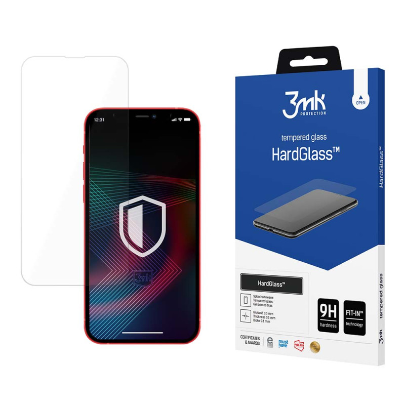 9H 3mk HardGlass™ stiklas, skirtas iPhone 13 Pro Max / 14 Plus