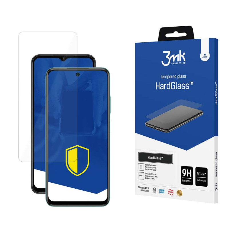 9H 3mk HardGlass™ stiklas, skirtas Xiaomi Redmi Note 11E 5G / Redmi 10 5G