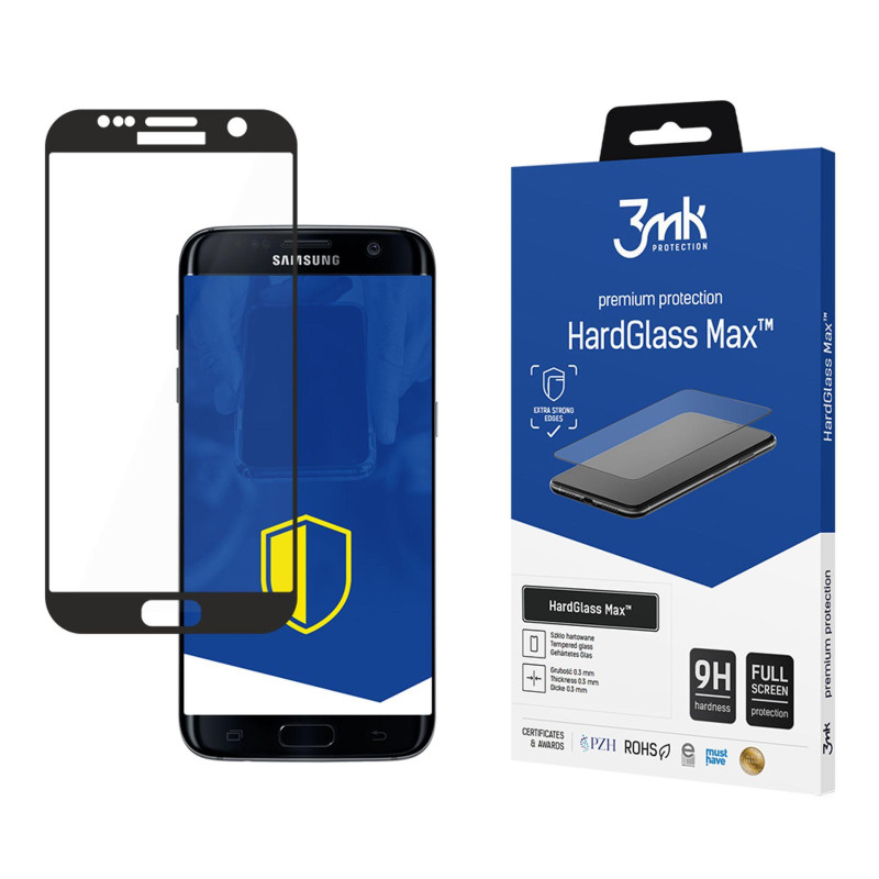 9H 3mk HardGlass Max™ stiklas, skirtas „Samsung Galaxy S7 Edge“
