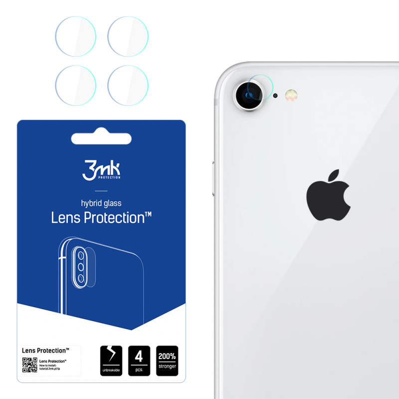 3mk Lens Protection™ hibridinis kameros stiklas, skirtas iPhone 7 / 8